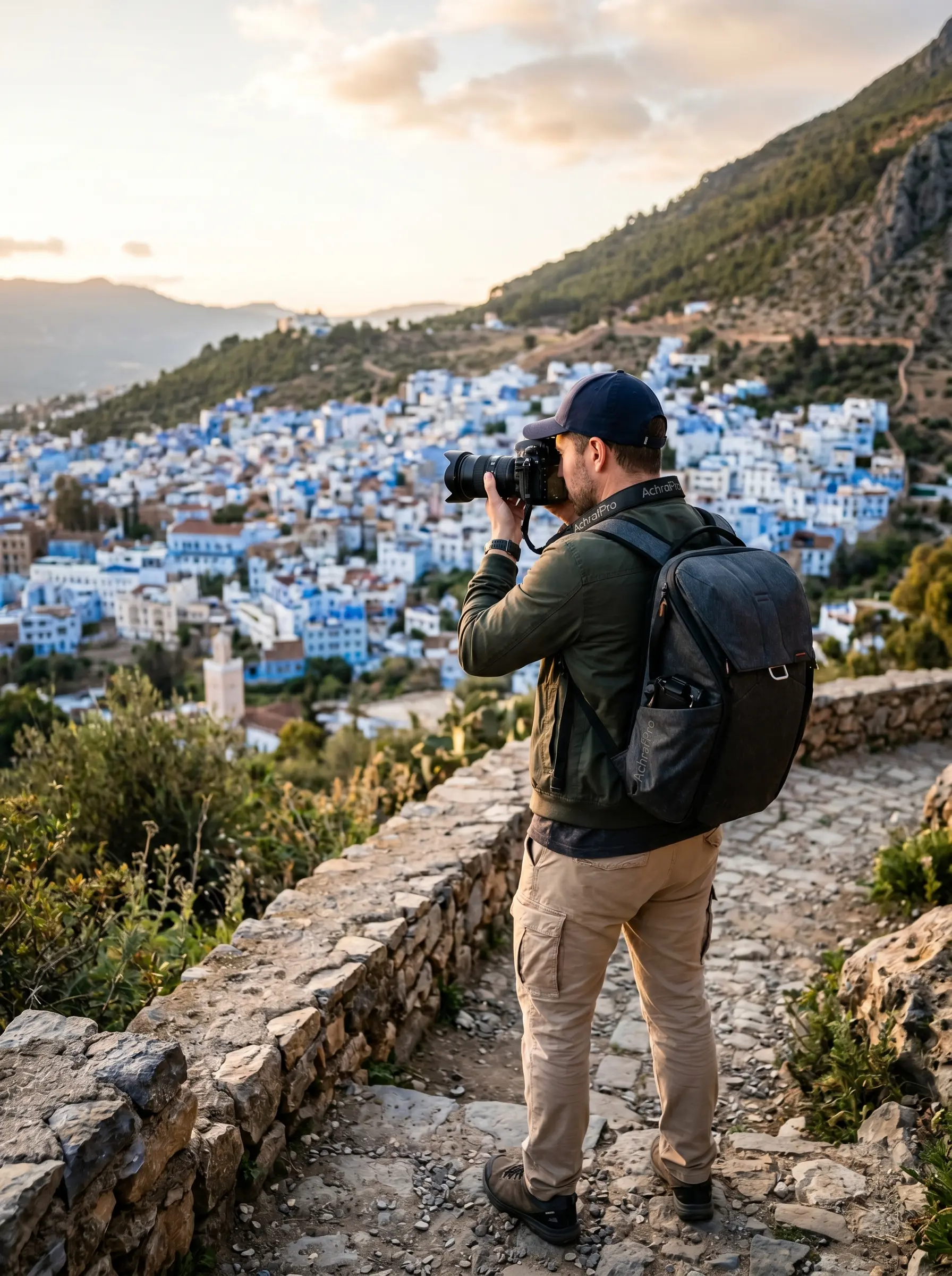 Mountain Landscape in Chefchaouen city by AchrafPro
