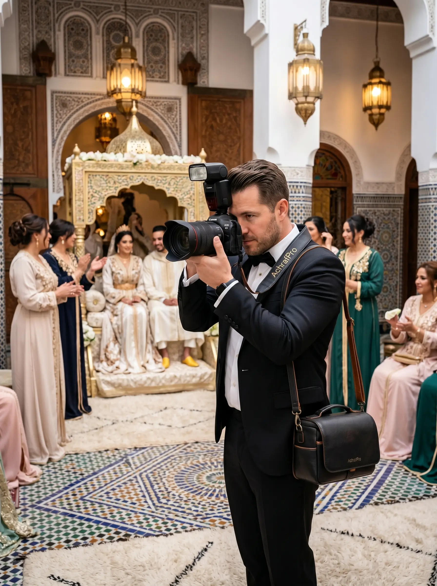 Elegant wedding photography session in Tetouan by AchrafPro